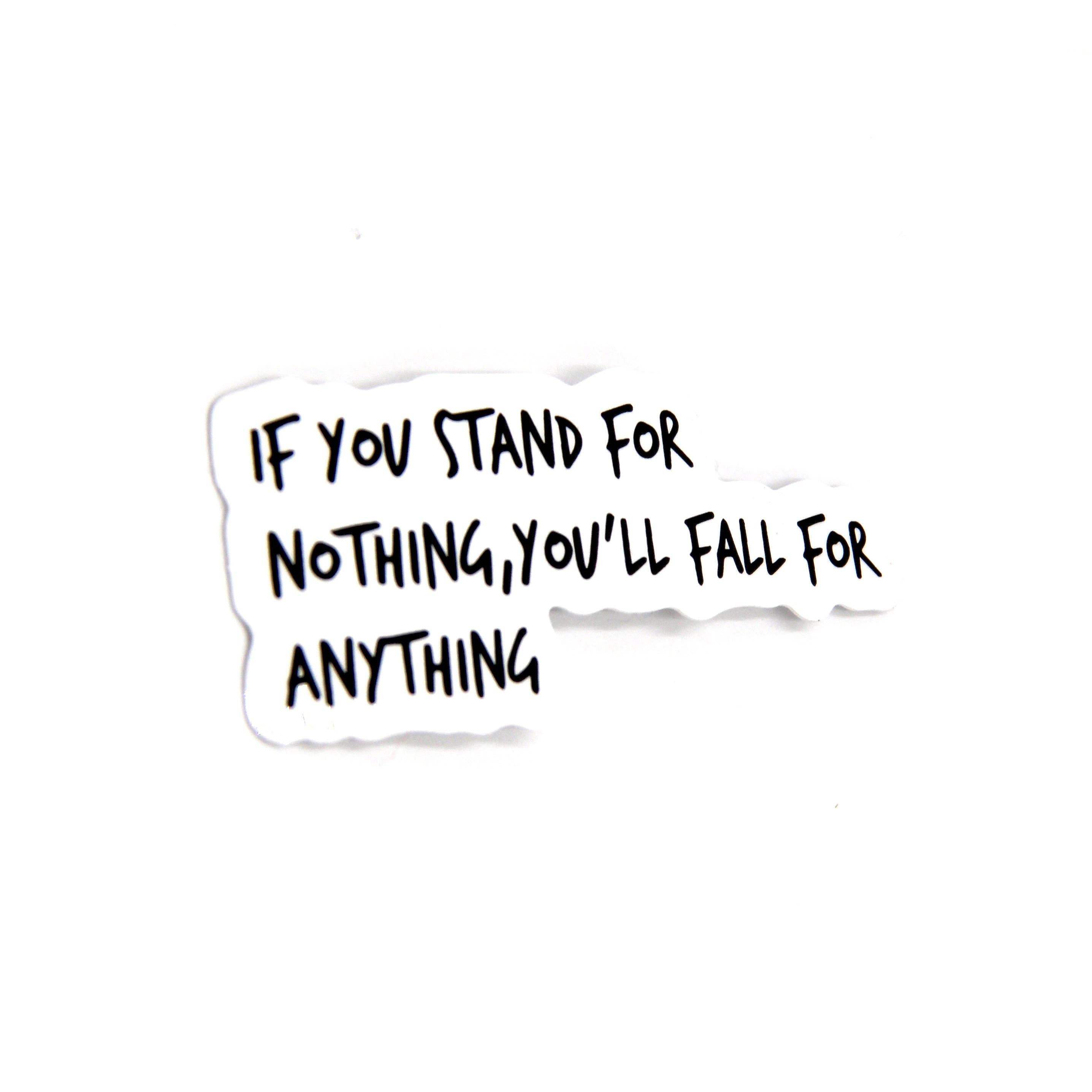 Stand For Something Sticker by Wear The Peace