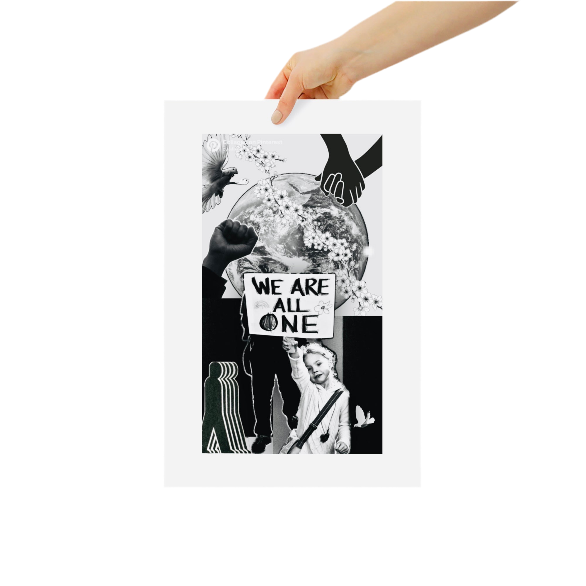 Mixed Mini - We Are All One Art Print
