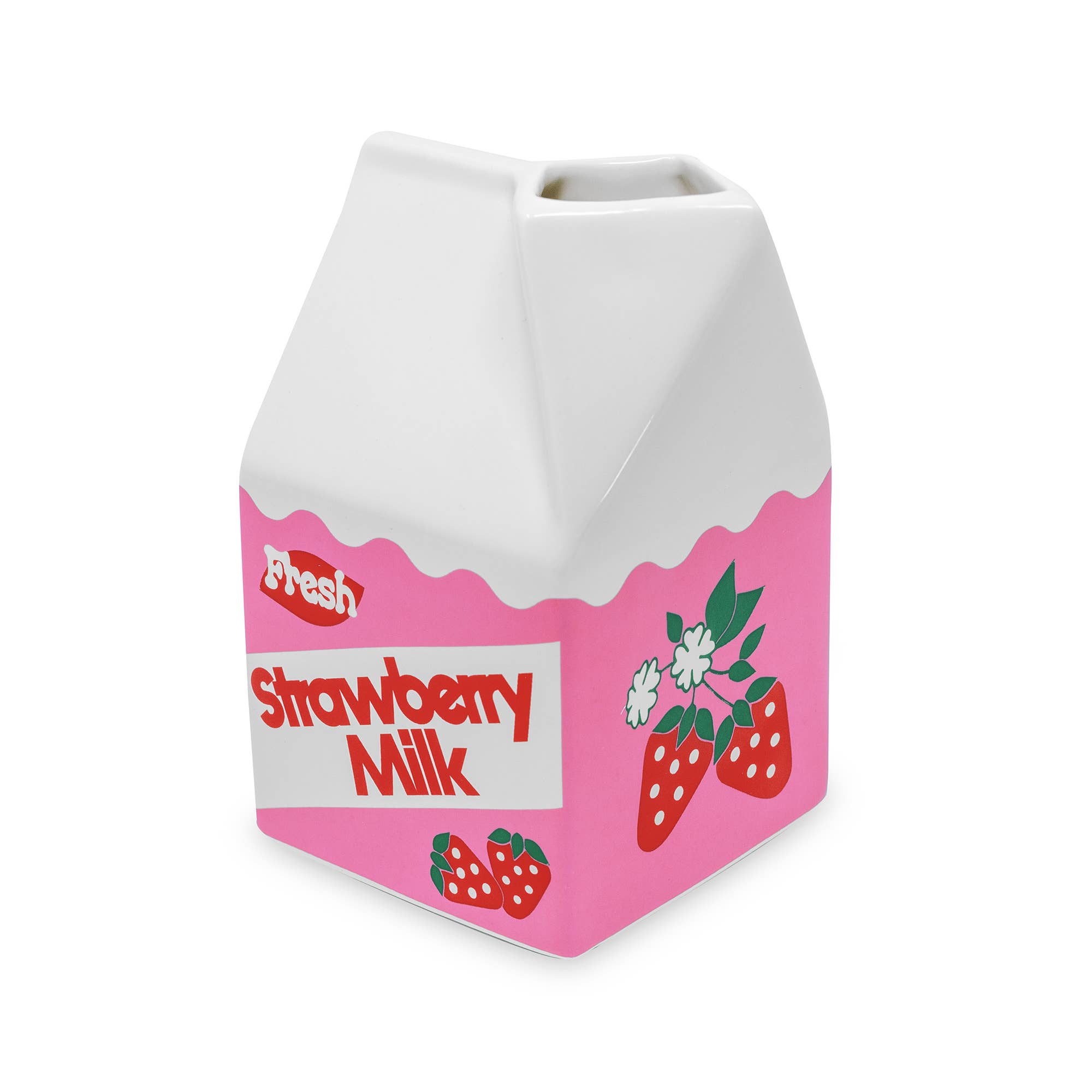 Strawberry Milk Vase by Ban.do
