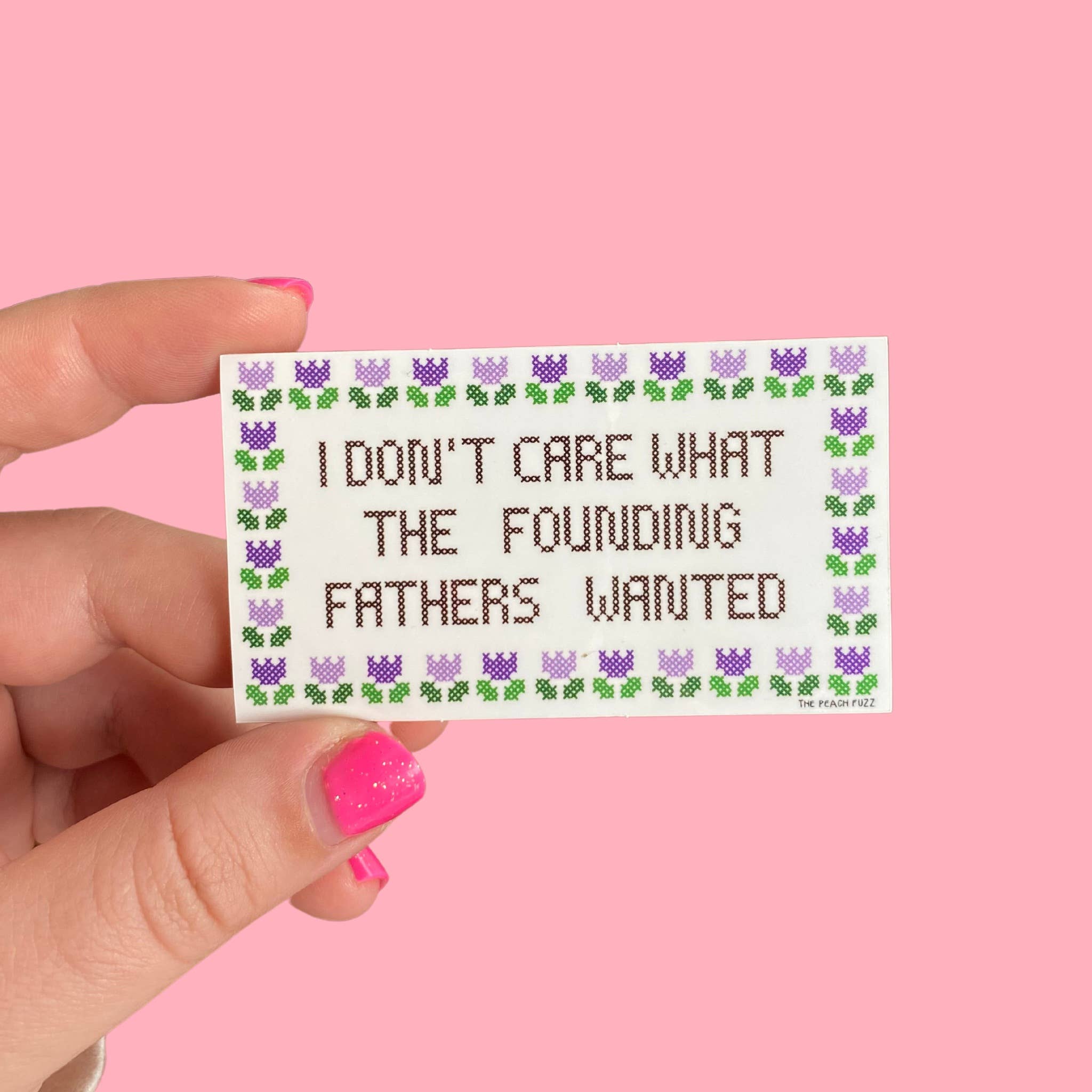The Peach Fuzz - Founding Fathers Sticker