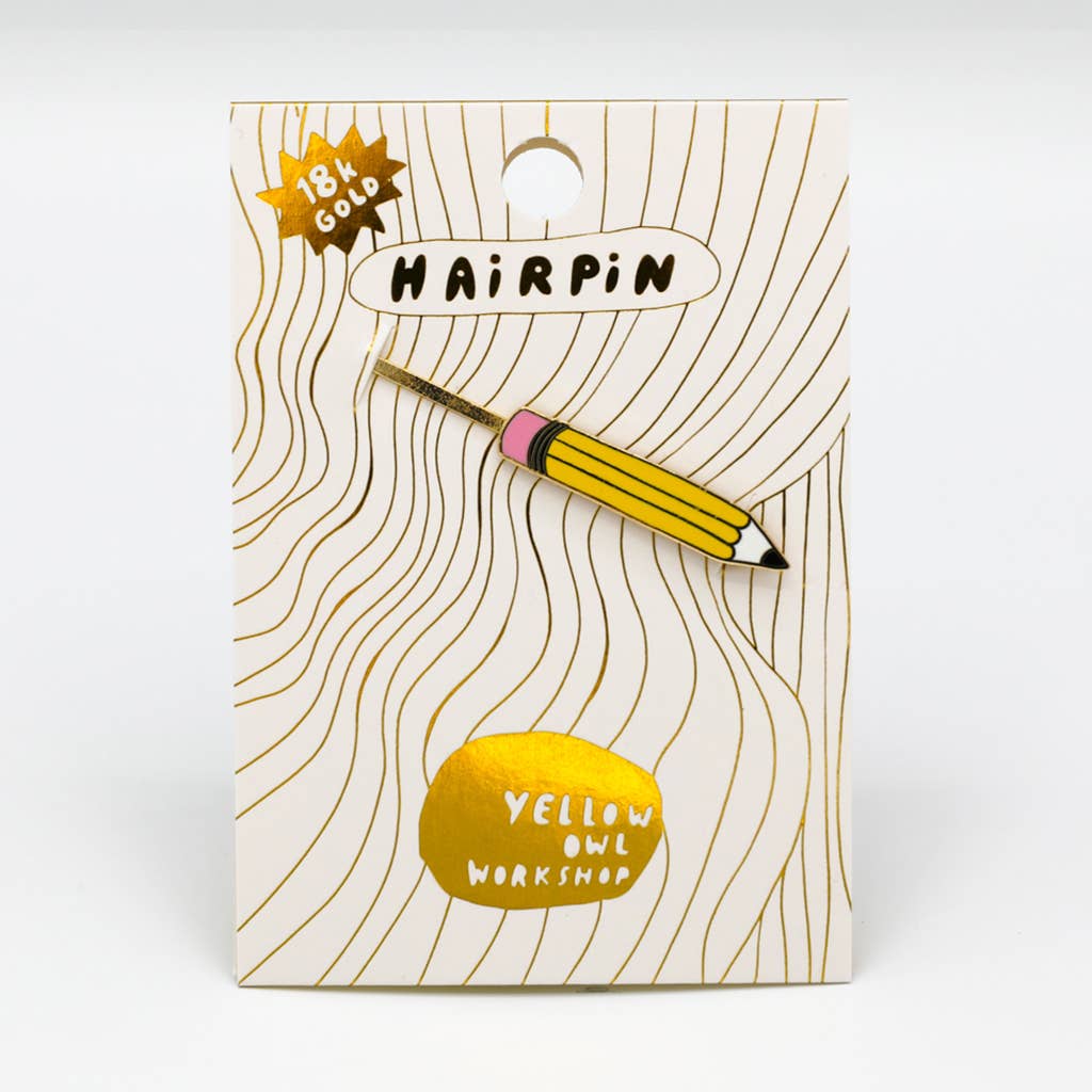 Yellow Owl Workshop - Pencil Hairpin