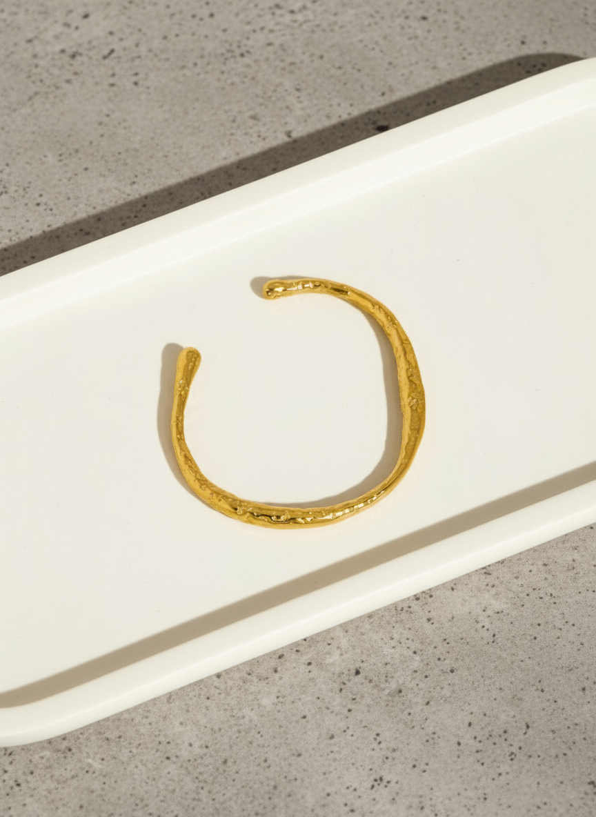 Flânerie - Ruvic Textured Cuff Bracelet