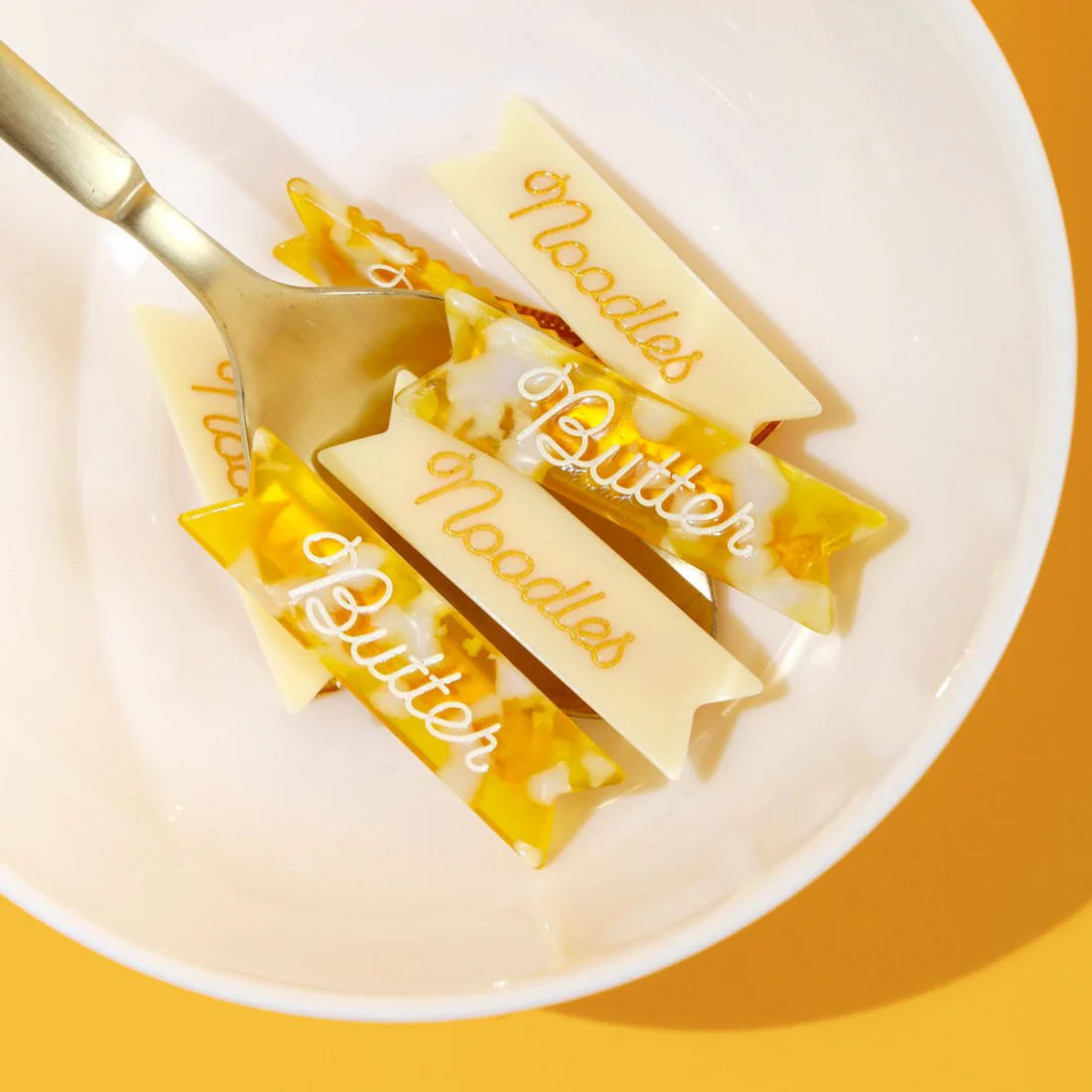 Butter & Noodles Hair Clips by Eugenia