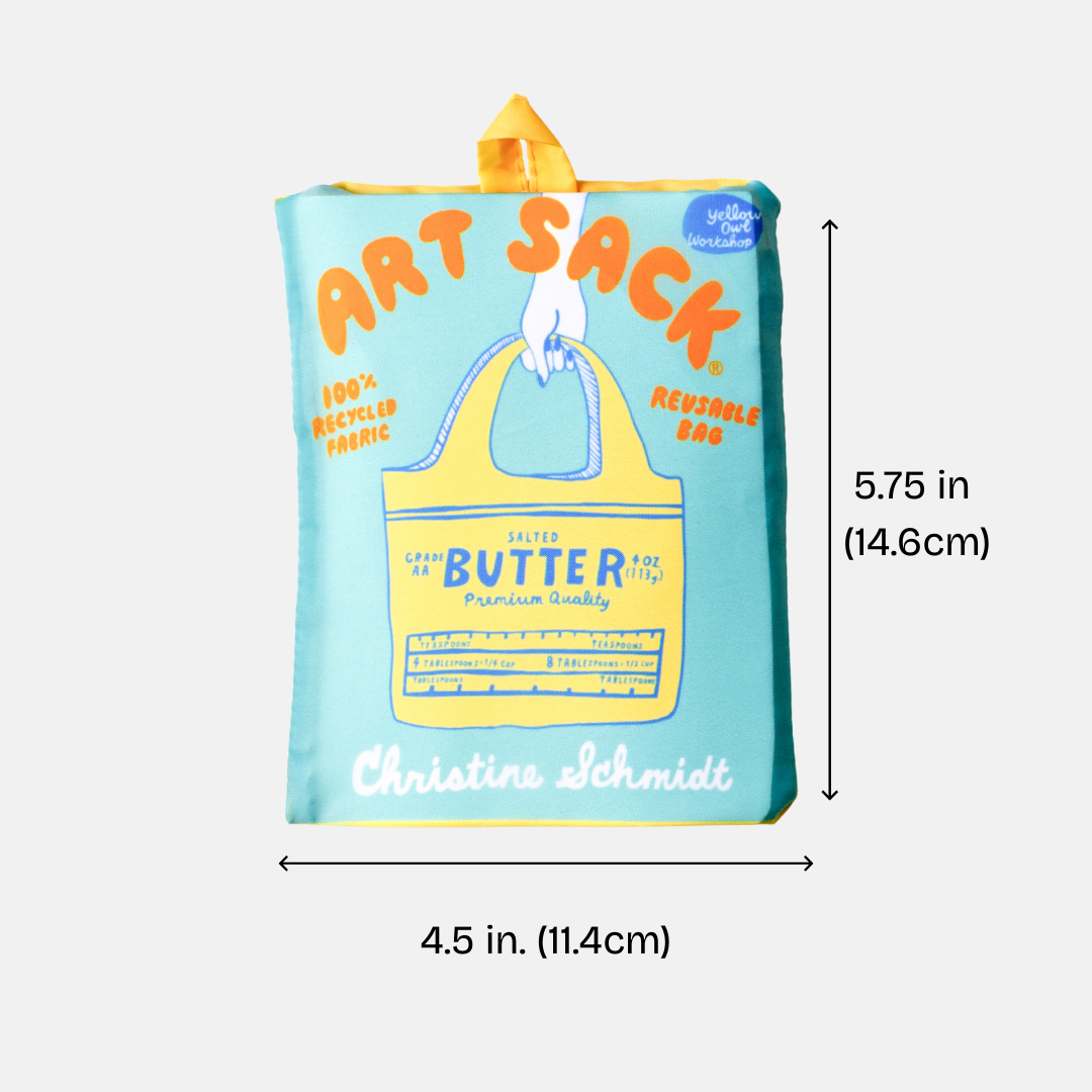 Yellow Owl Workshop - Useless Books Art Sack® by Anna Hoyle - Reusable Tote
