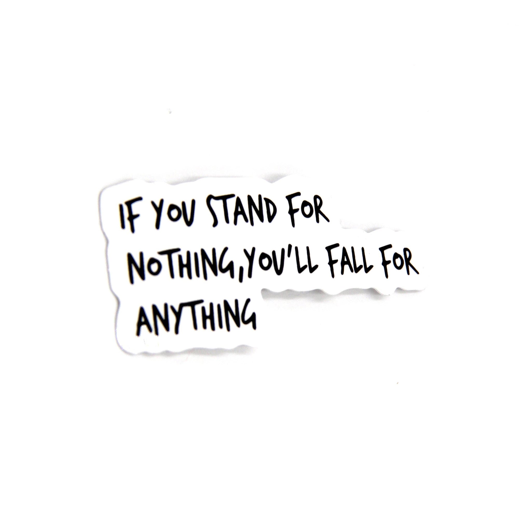 Stand For Something Sticker by Wear The Peace