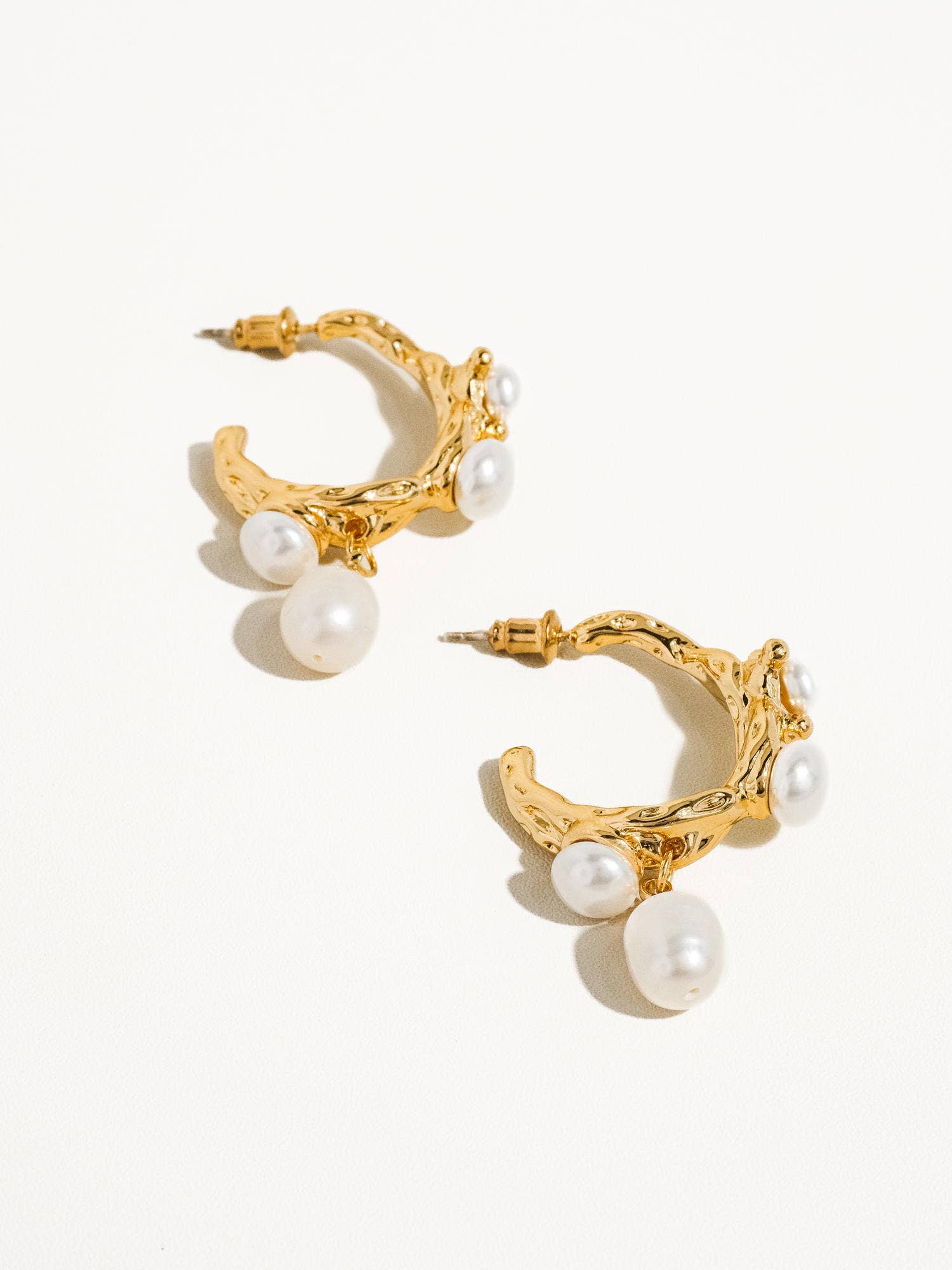Flânerie - Helios Natural Pearl Earrings