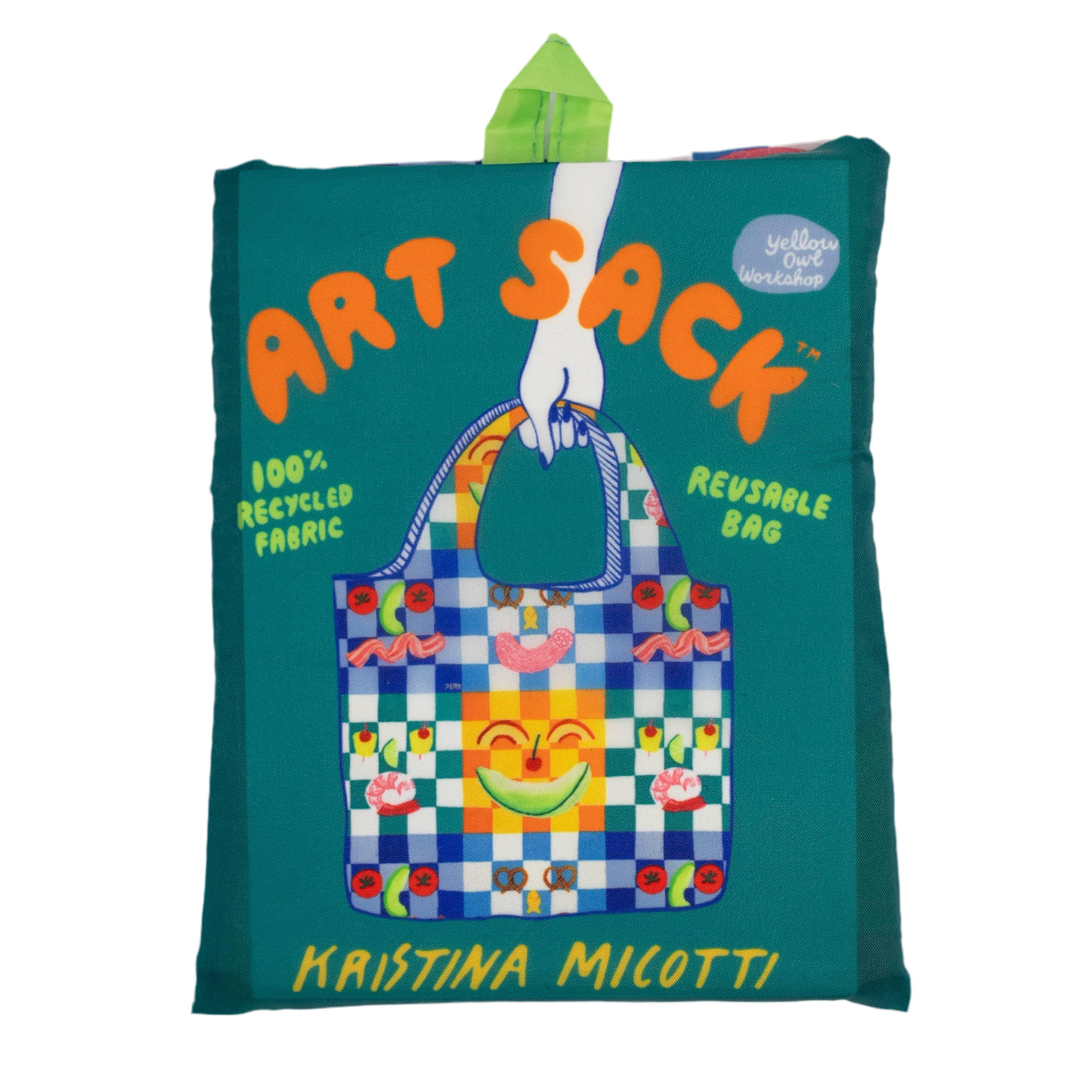 Yellow Owl Workshop - Picnic Art Sack® by Kristina Micotti - Reusable Tote Bag