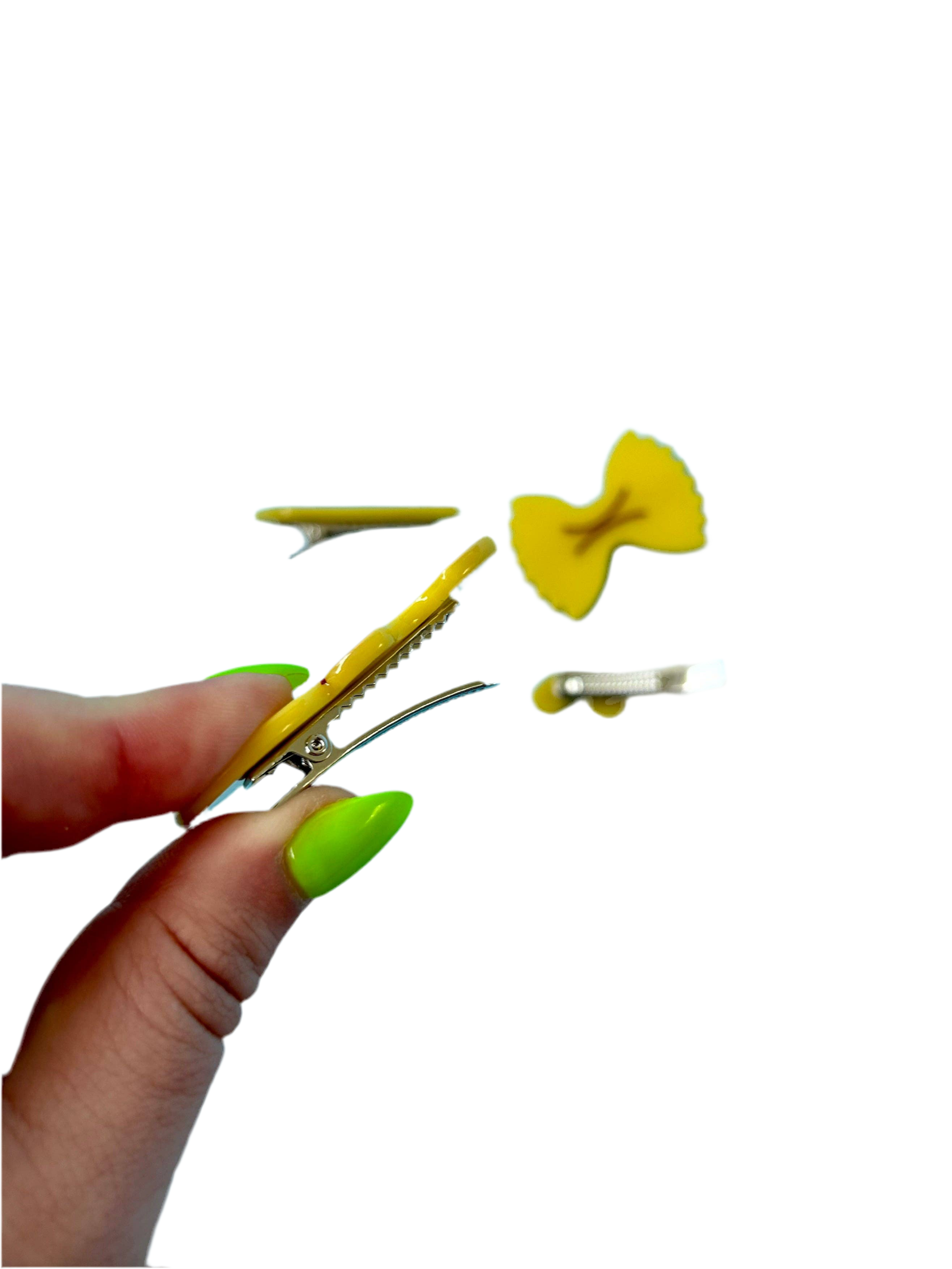 The Peach Fuzz - Noodle Mix Hair Clips