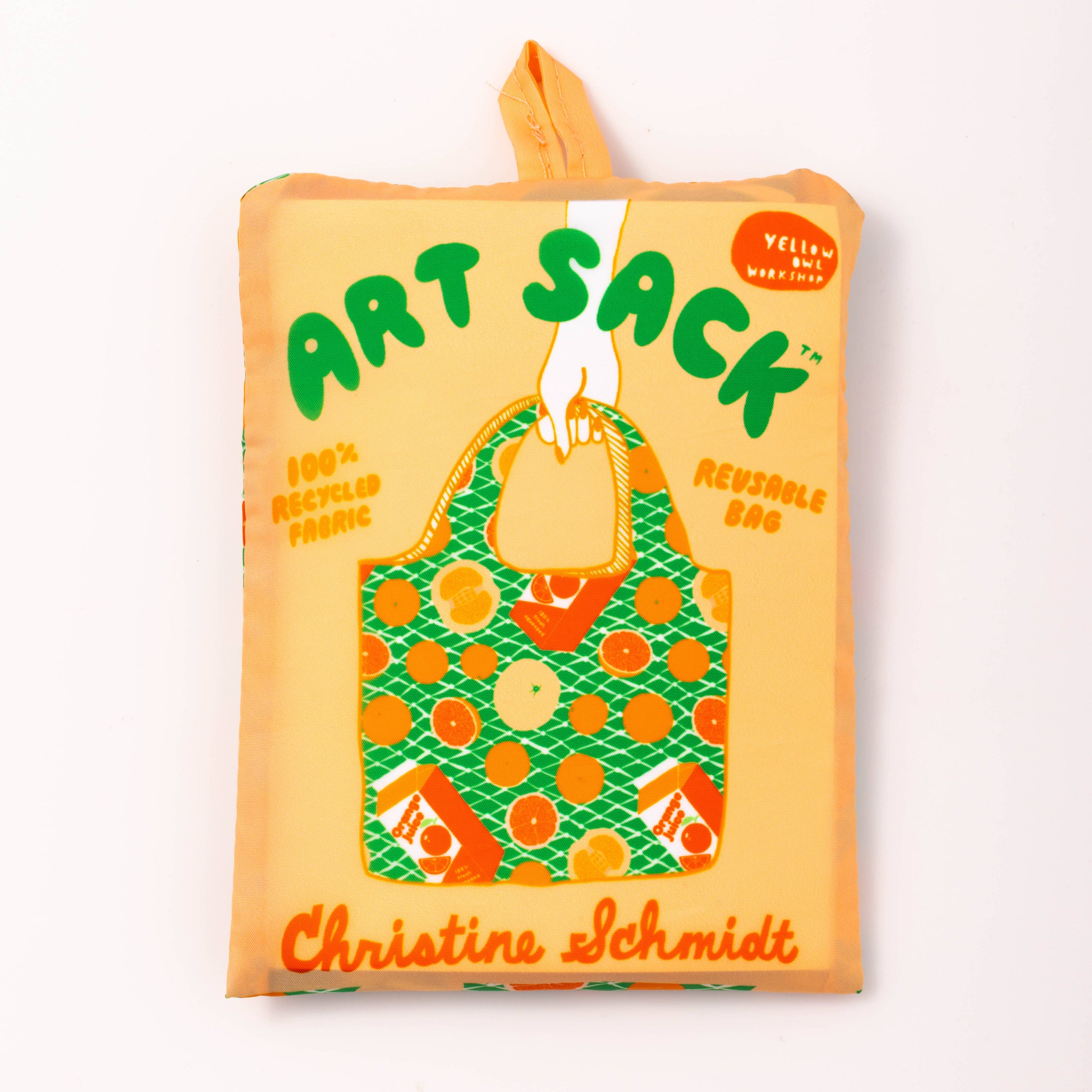 Yellow Owl Workshop - Oranges Art Sack® Reusable Tote Bag
