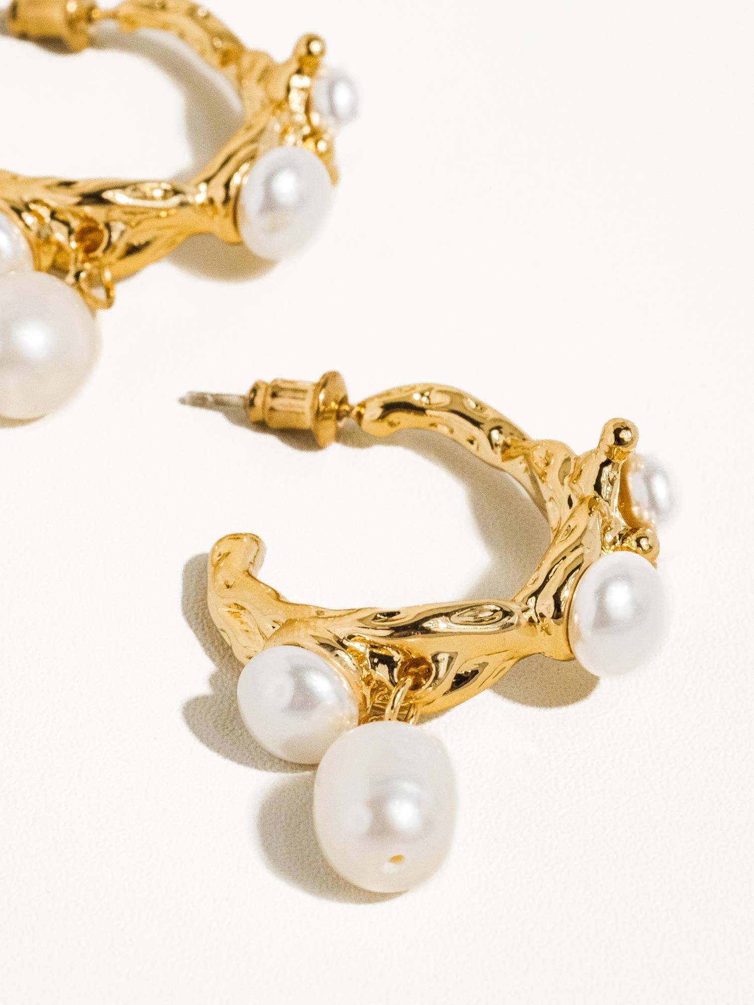 Flânerie - Helios Natural Pearl Earrings